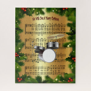 Puzzle Juego de tambores ~ "Te deseamos una Feliz Navidad