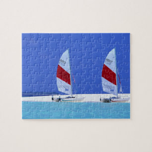 Puzzle Juego Escena de Playa Tropical