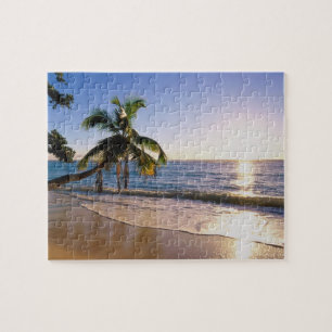 Puzzle Juego Escena de Playa Tropical