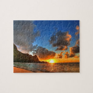 Puzzle Juego Puzzle-Ocean Sunset