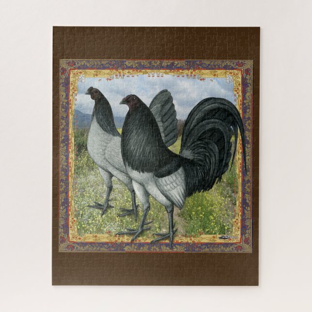 Puzzle Juegos Americanos: Autoazul o dun (Vertical)