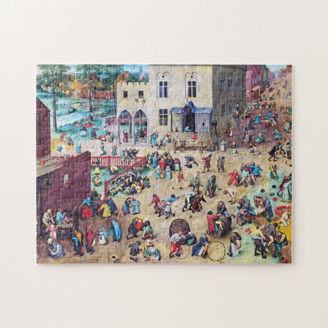 Puzzle Juegos infantiles, Pieter Bruegel (Horizontal)