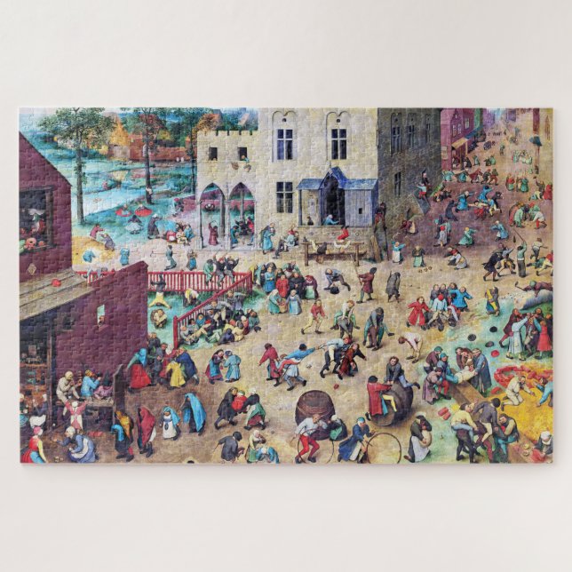 Puzzle Juegos infantiles, Pieter Bruegel (Horizontal)