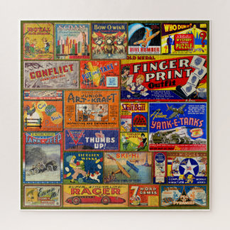PUZZLE JUEGOS Y JUGUETES COLORIDOS DE NIÑOS ANTIGUOS