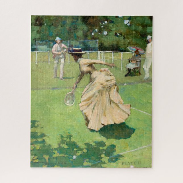 Puzzle Jugado, partido de tenis por Sir John Lavery (Vertical)