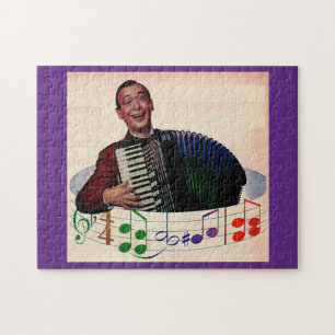 Puzzle jugador de acordeón