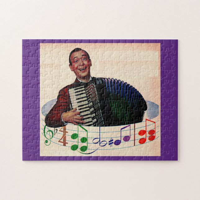 Puzzle jugador de acordeón (Horizontal)