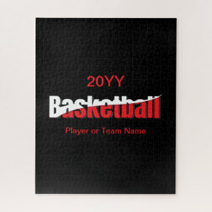 Puzzle Jugador de Baloncesto Abstracto Swish - Arte de Pa