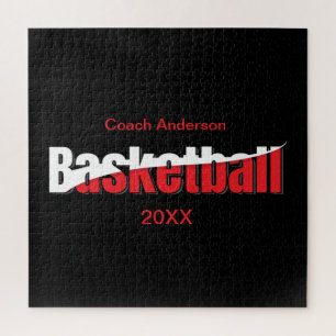 Puzzle Jugador de Baloncesto Abstracto Swish - Arte de Pa