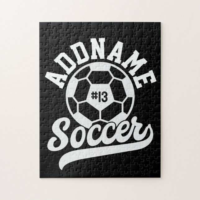 Puzzle Jugador de fútbol AÑADIR NOMBRE Equipo de fútbol P (Vertical)