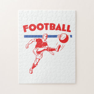 Puzzle Jugador de fútbol de la década de 1950