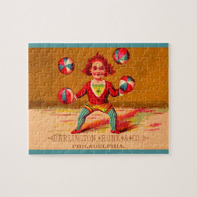 Puzzle Jugador de tarjetas de comercio de Victoria Darlin (Horizontal)