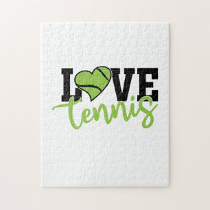 Puzzle Jugador de tenis Amar al tenis
