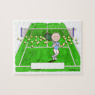 Puzzle Jugador de tenis, macho - Personalizado personaliz