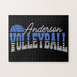 Puzzle Jugador de Voleibol Personalizado AGREGAR NOMBRE E