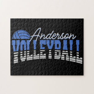 Puzzle Jugador de Voleibol Personalizado AGREGAR NOMBRE E
