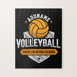 Puzzle Jugador del equipo universitario de voleibol
