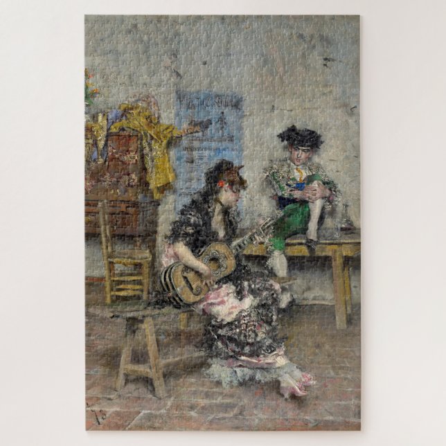 Puzzle Jugadora de guitarra Flamenco (Guitarista Española (Vertical)