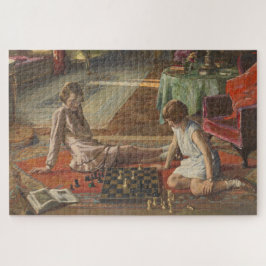 Puzzle Jugadores de ajedrez (por John Lavery)