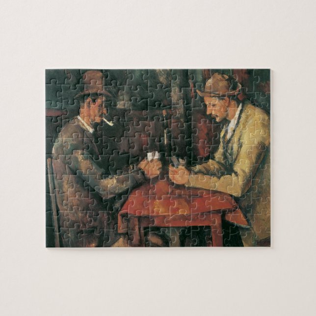 Puzzle Jugadores de cartas de Paul Cezanne, Bella Artes d (Horizontal)