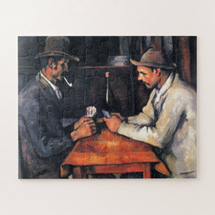 Puzzle Jugadores de cartas Paul Cezanne Pining Art
