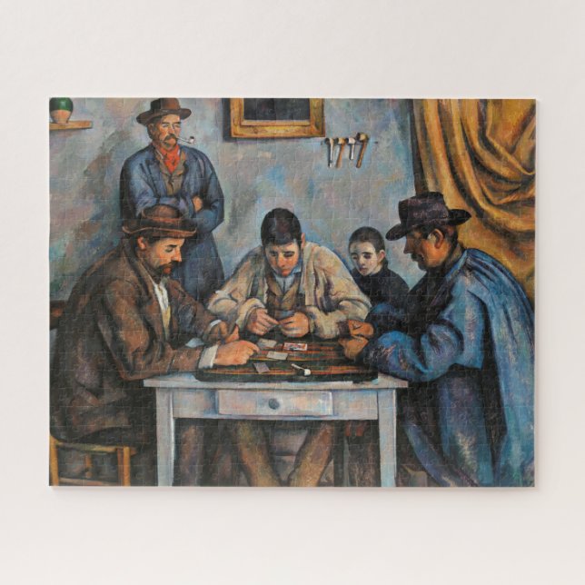Puzzle Jugadores de cartas Paul Cezanne Pintura Art (Horizontal)