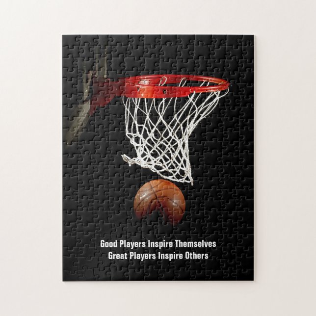 Puzzle Jugadores de Citas Inspiradoras de Baloncesto insp (Vertical)