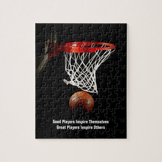 Puzzle Jugadores de Citas Inspiradoras de Baloncesto insp (Vertical)