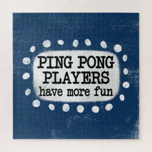 Puzzle Jugadores de Ping Pong se divierten más con el rom