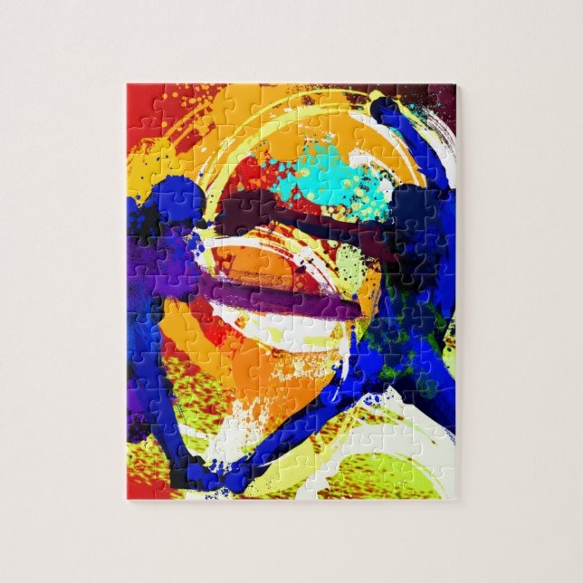 Puzzle Jugadores de softball de Fastpitch (Vertical)