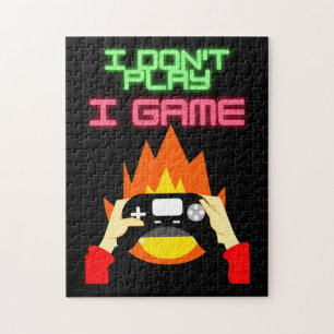 Puzzle Jugadores de videojuegos: No juego juego
