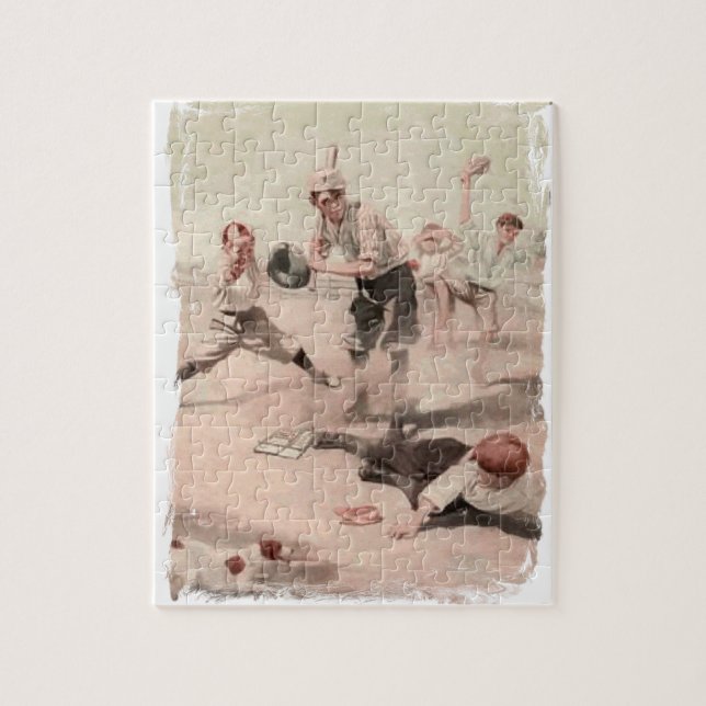 Puzzle Jugar a béisbol (Vertical)