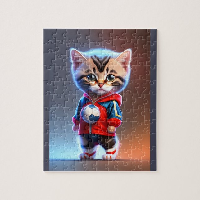 Puzzle Jugar al gato bonito (Vertical)