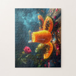 Puzzle Jugo de PAPAYA exprimido Fresco - 