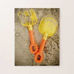 Puzzle Juguetes de arena amarillos y Naranjas
