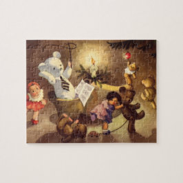 Puzzle Juguetes Navideños Antiguos, Muñecas Bailarinas, O
