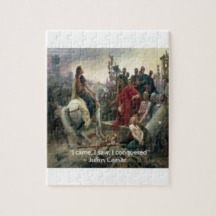 Puzzle Julio César, llegué a ver que me conquistaban