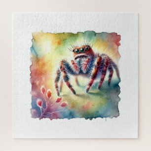 Puzzle Jumping Spider 170624AREF114 - Watercolor