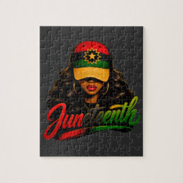 Puzzle Juneteenth Mujeres Negras Afro Melanina Libertad 1