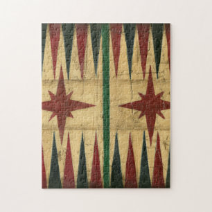 Puzzle Junta de juego del chaquete antiguo de Ethan Harpe