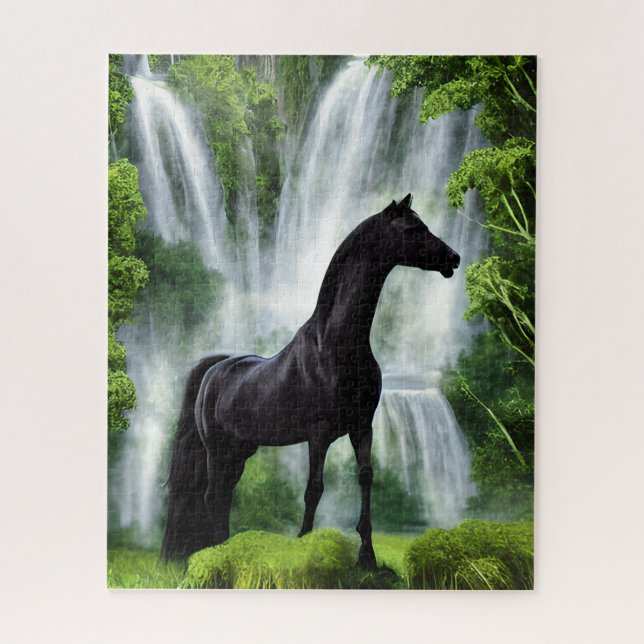 Puzzle Junto a la Cascada (Vertical)