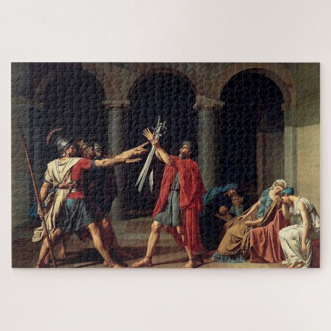 Puzzle Juramento del Horatii (1784) de Jacques-Louis Davi (Horizontal)