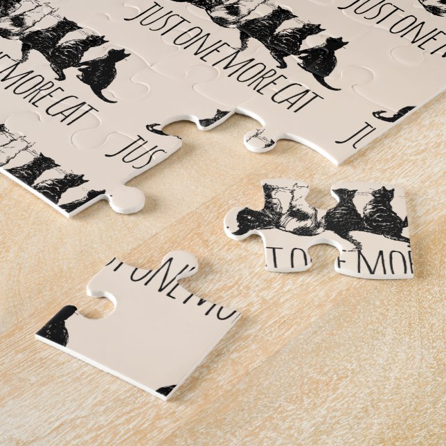 Puzzle Just One More Cat Parent Pattern (Lado)