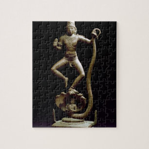 Puzzle Kaliyakrishna, Chola, Tamil Nadu (bronce)