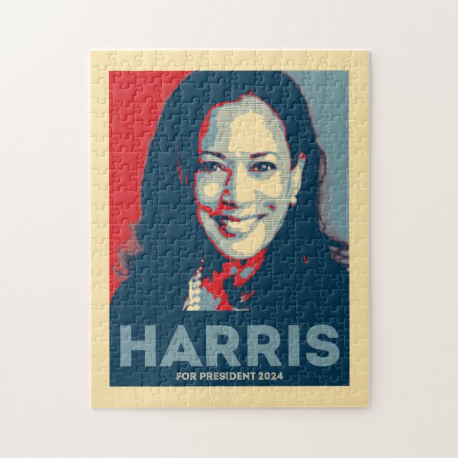 Puzzle Kamala Harris Por La Presidencia 2024 - Esperanza (Vertical)