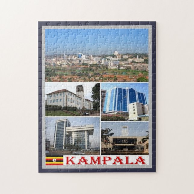 Puzzle Kampala - Mosaic - Uganda - (Vertical)