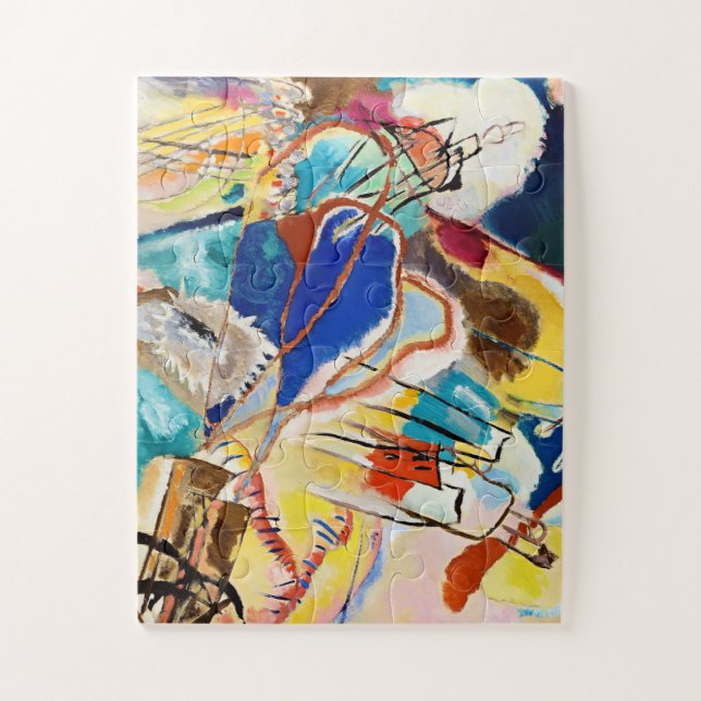 Puzzle Kandinsky Arte de pintura abstracta moderna (Vertical)
