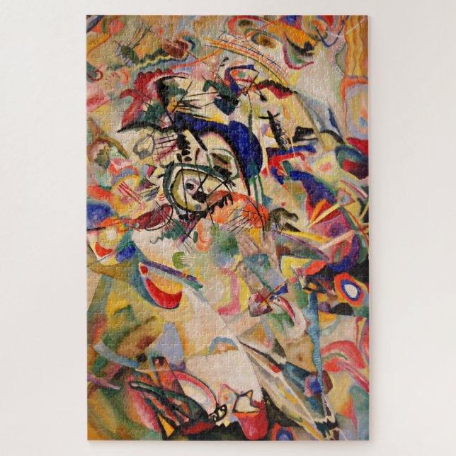 Puzzle Kandinsky Arte de pintura abstracta moderna (Vertical)