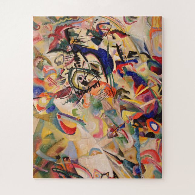 Puzzle Kandinsky Arte de pintura abstracta moderna (Vertical)