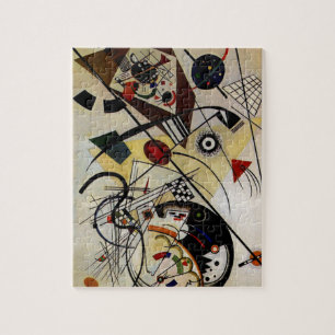 Puzzle Kandinsky Transverse Línea Ininterrumpida Resumen